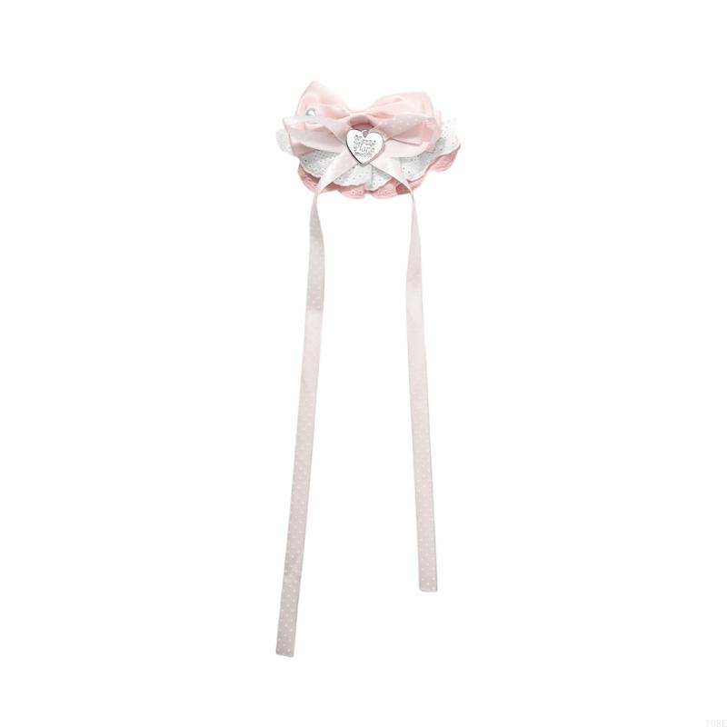 Kẹp tóc hình ruy băng có viền  - đánh giá và giá Lace Ribbon Trim