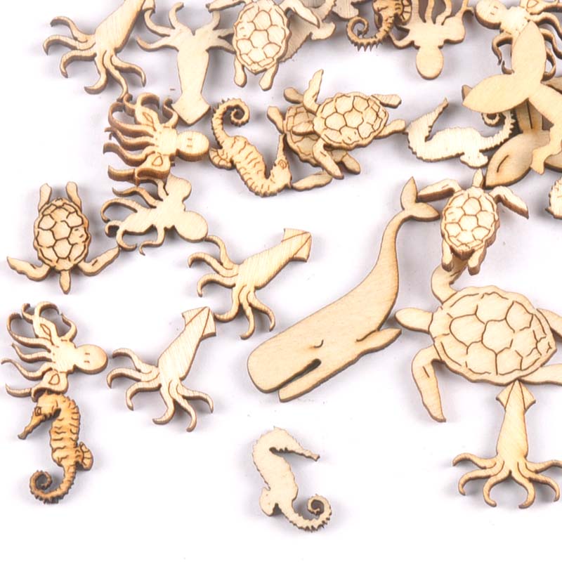 20 Chiếc 25-40Mm Rùa Biển/Ngan - đánh giá và giá Craft Embellishments