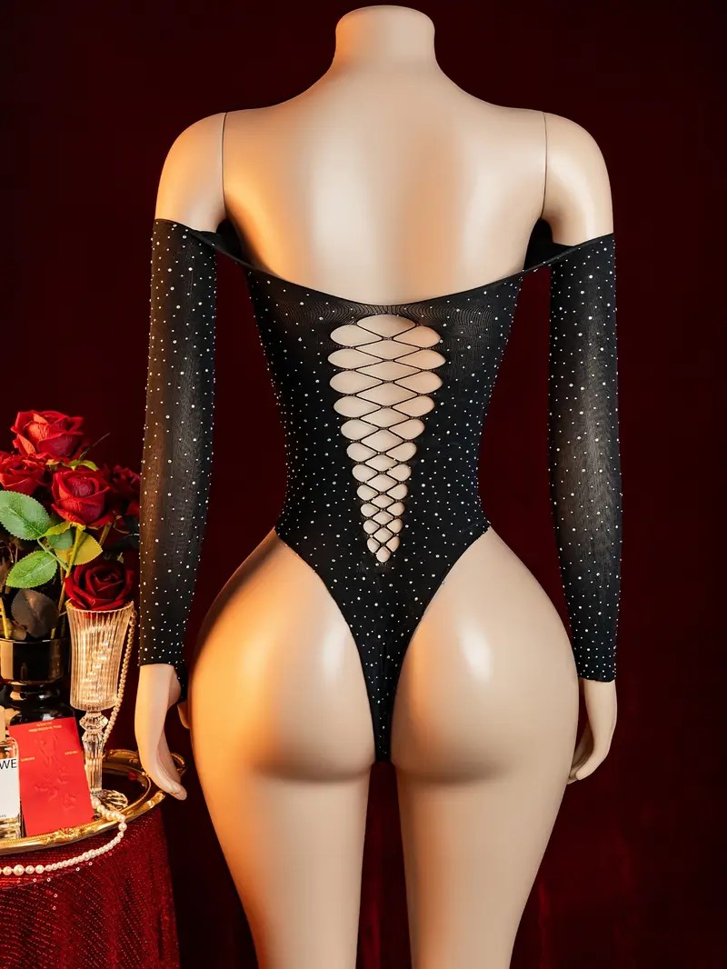 Rhinestone Fishnet Hollow Baby - đánh giá và giá Crystal Mesh Fabric