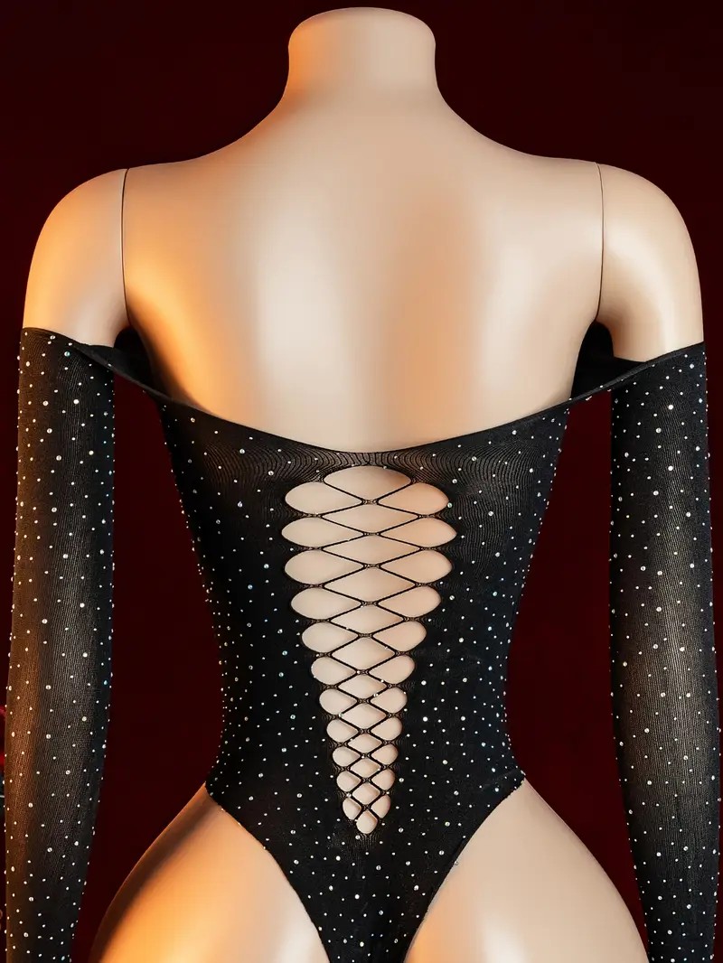 Rhinestone Fishnet Hollow Baby - đánh giá và giá Crystal Mesh Fabric