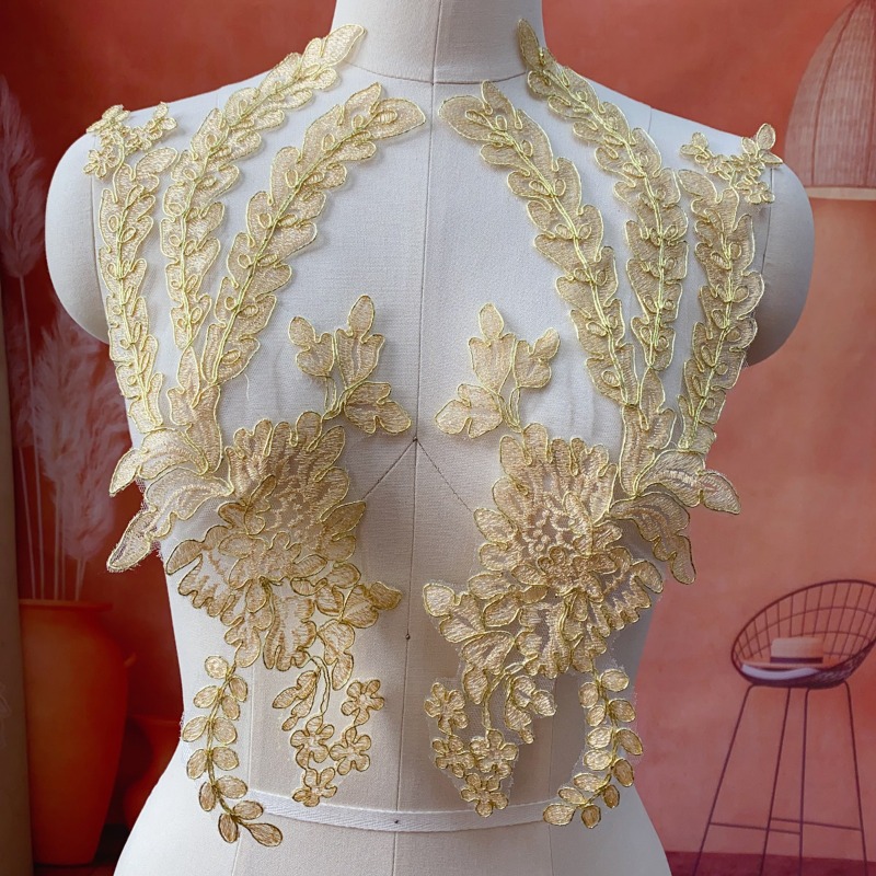 Gold Lace Trim for Wedding DIY - đánh giá và giá Craft Embellishments