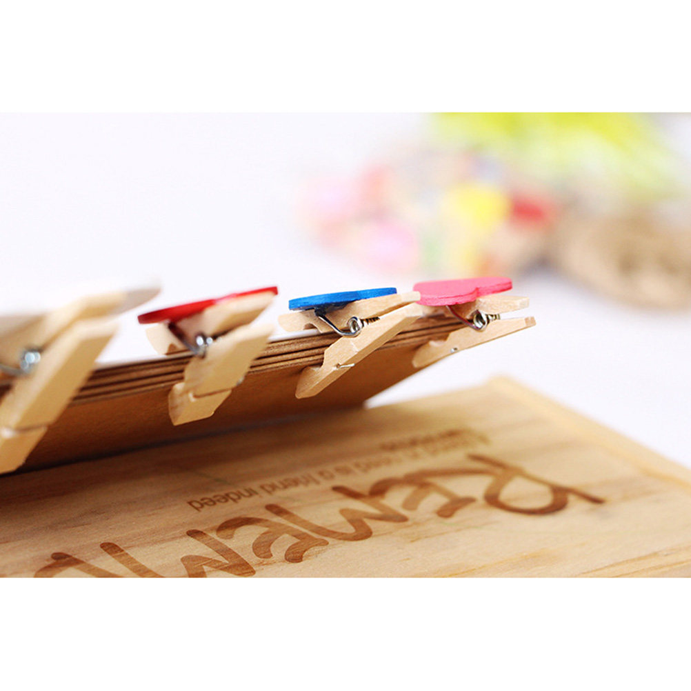 50Pcs Mini Wooden Clothespins  - đánh giá và giá Craft Embellishment