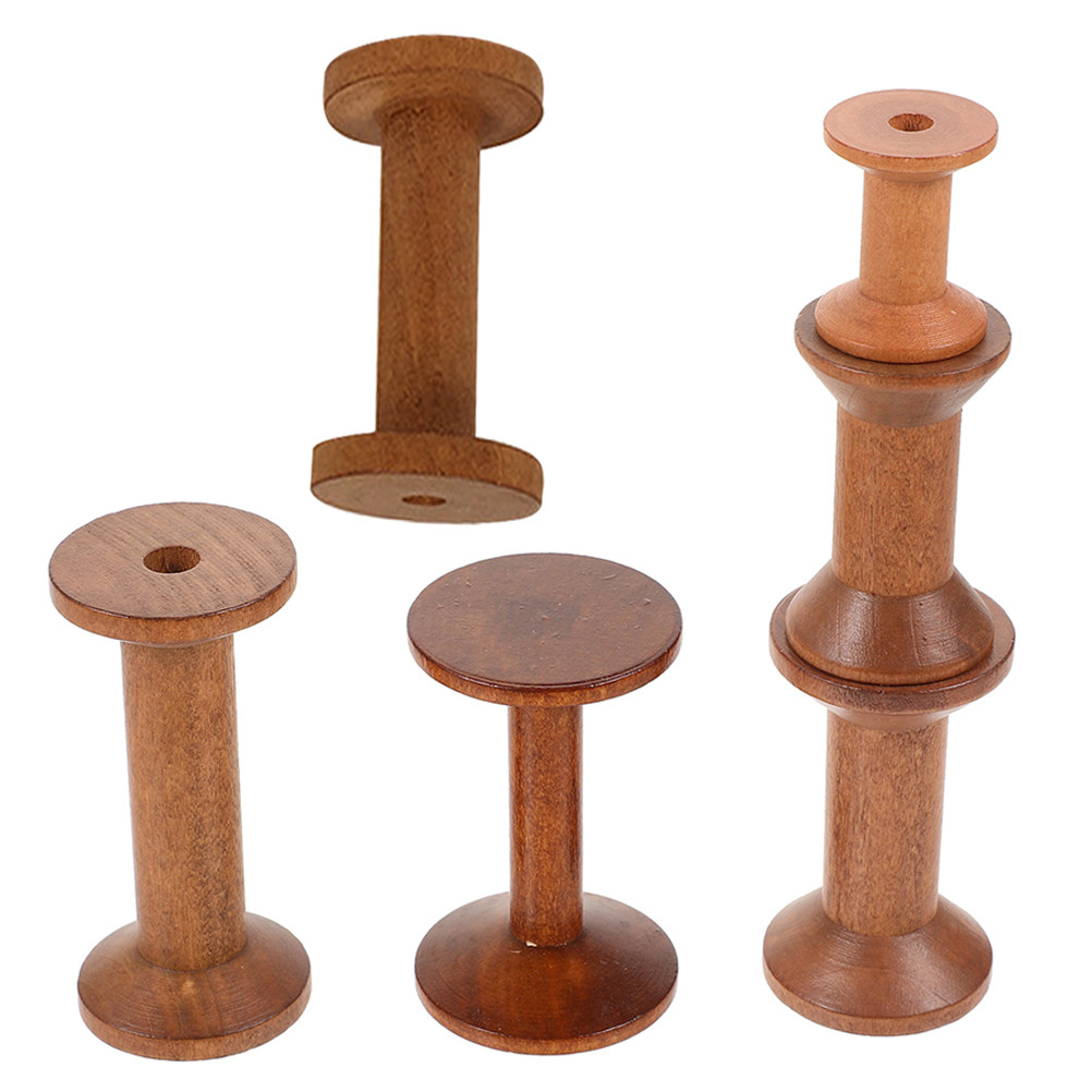 6Pcs Vintage Wooden Thread Spo - đánh giá và giá Embroidery Craft
