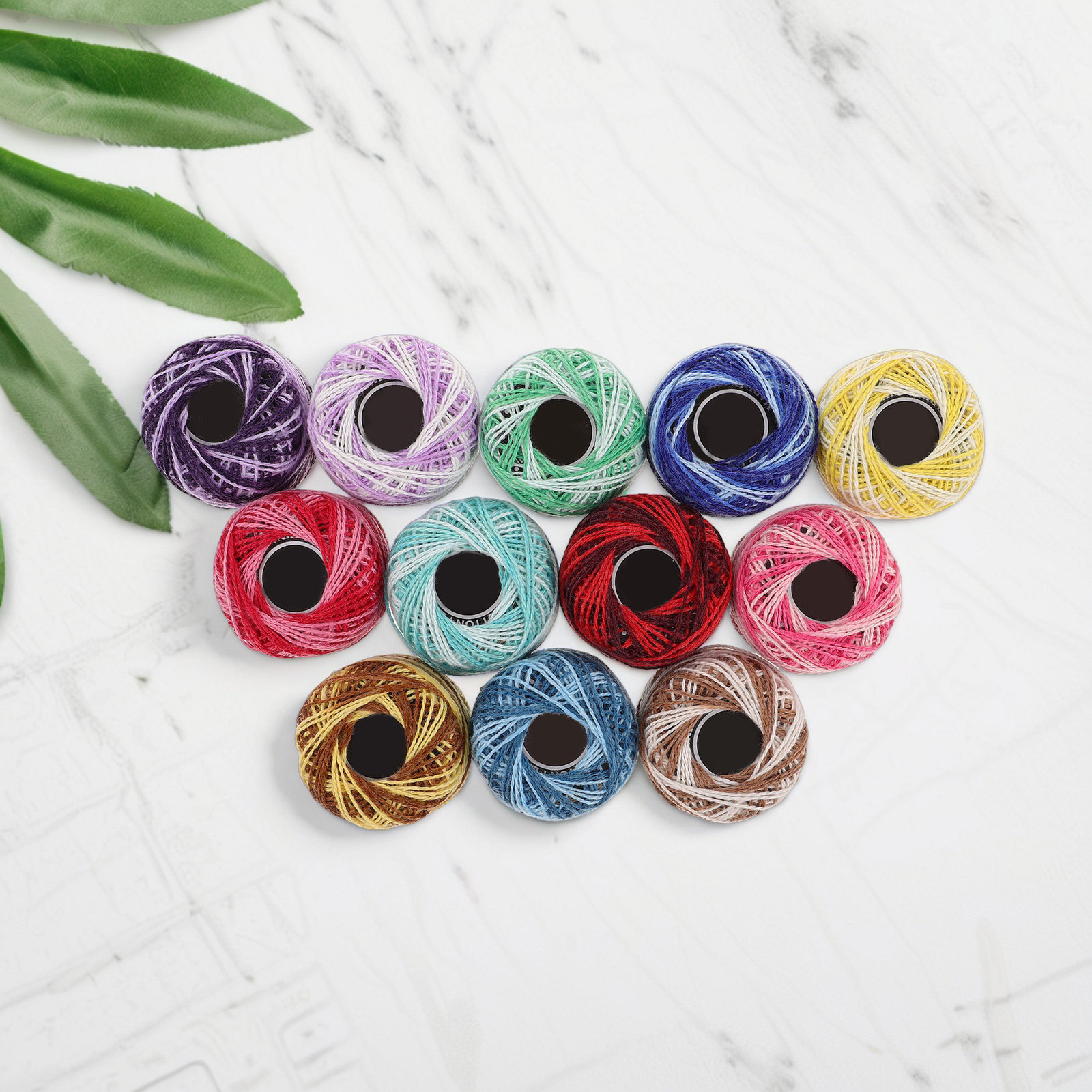 12Pcs Colorful Cotton Embroide - đánh giá và giá Embroidery Craft