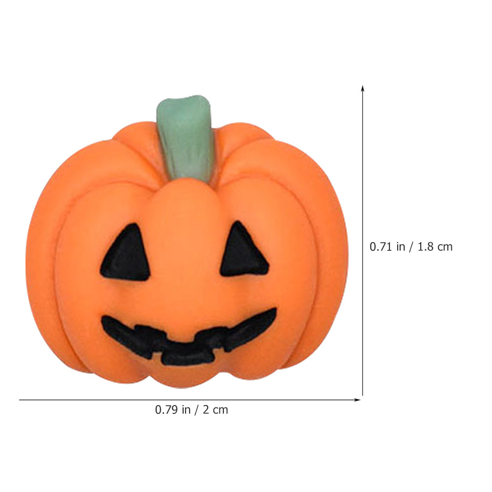 50Pcs Tiny Resin Pumpkin Charm - đánh giá và giá Craft Embellishments