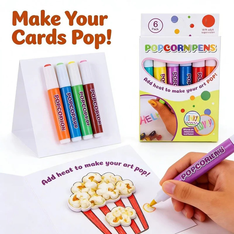 Magic Popcorn Pens 6 Colors He - đánh giá và giá Copic Marker Sketch